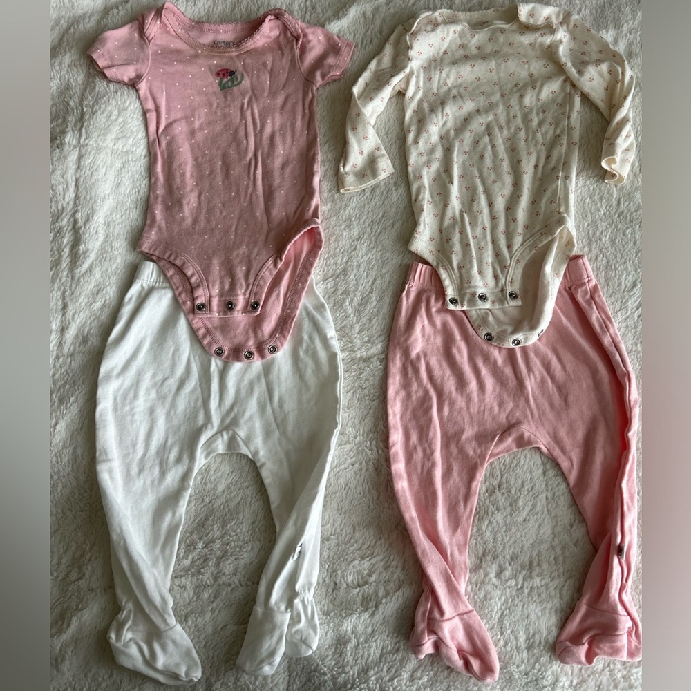 9 month baby girl set